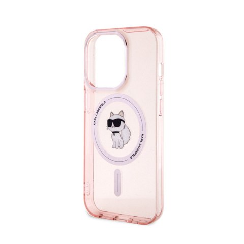 Karl Lagerfeld IML Choupette MagSafe - Etui iPhone 15 Pro (różowy)