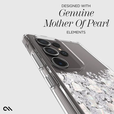 Case-Mate Karat - Etui Samsung Galaxy S24 Ultra zdobione naturalną masą perłową (A Touch of Pearl)