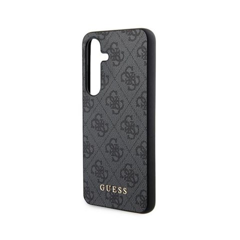 Guess 4G Metal Gold Logo - Etui Samsung Galaxy S24 (czarny)