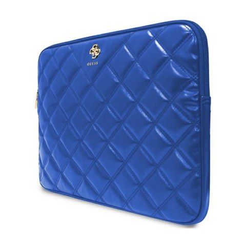 Guess Quilted 4G Sleeve - Etui na notebooka 13" / 14" (niebieski)