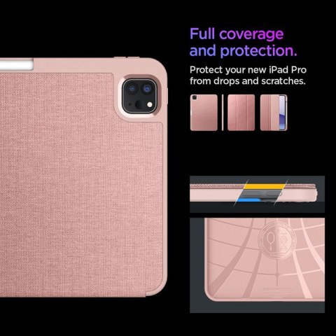 Spigen Urban Fit - Etui do iPad Pro 11" (M5, 2025 / M4, 2024) (Rose Gold)
