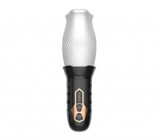 Rotating and vibrating masturbator