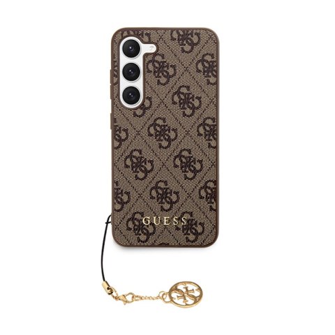 Guess 4G Charms Collection - Etui Samsung Galaxy A35 5G (brązowy)