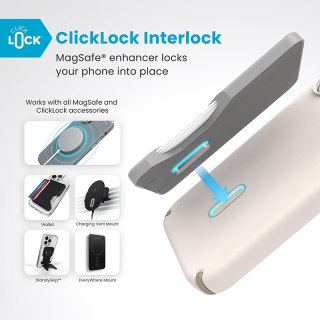 Speck Presidio2 Pro ClickLock & MagSafe - Etui iPhone 16 (Bleached Bone / Heirloom Gold / Hazel Brown)