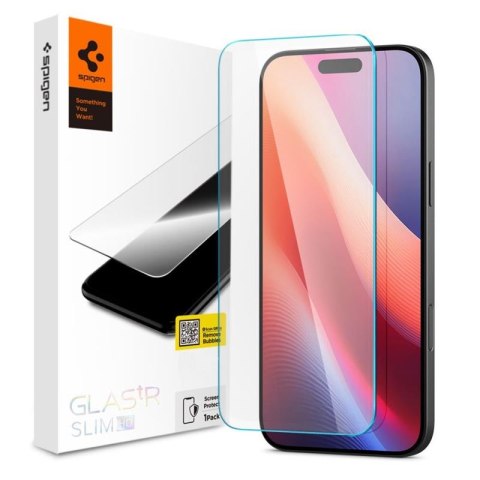 Spigen Glas.TR Slim - Szkło hartowane do iPhone 16 / iPhone 15