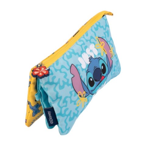Disney Stitch - Piórnik 3-komorowy z kolekcji Tropical