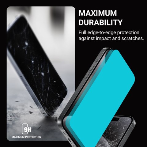 Crong Privacy 3D Armour Glass - Hartowane szkło prywatyzujące iPhone 17 Pro Max / iPhone 16 Pro Max