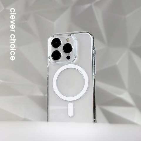 Crong Clear MAG Pro - Etui iPhone 16 MagSafe (przezroczysty)