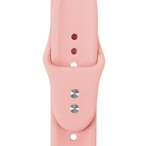 Crong Liquid - Pasek do Apple Watch 38/40/41/42mm (łososiowy)