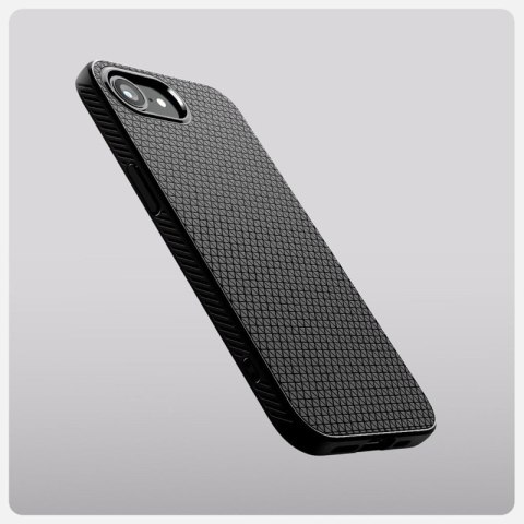 Spigen Liquid Air - Etui do iPhone 17e / 16e (Matte Black)