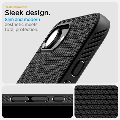 Spigen Liquid Air - Etui do iPhone 17e / 16e (Matte Black)