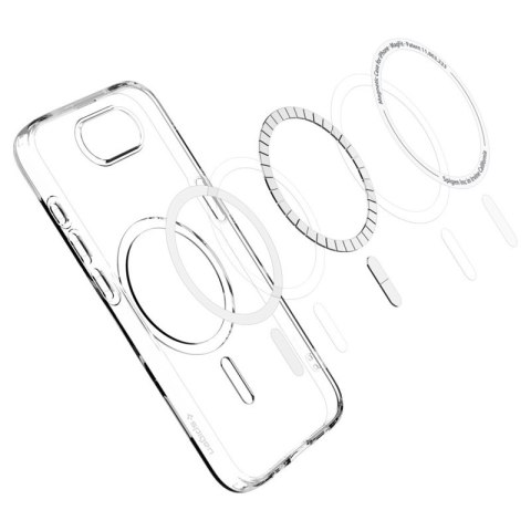 Spigen Liquid Crystal Mag MagSafe - Etui do iPhone 17e / 16e (Przezroczysty)