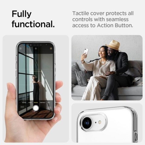 Spigen Liquid Crystal Mag MagSafe - Etui do iPhone 17e / 16e (Przezroczysty)