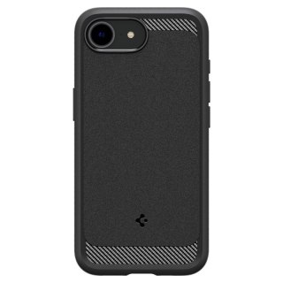 Spigen Rugged Armor Mag MagSafe - Etui do iPhone 17e / 16e (Matte Black)