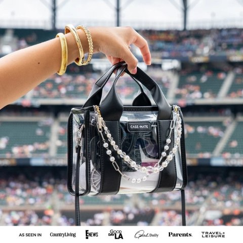 Case-Mate Micro Tote Bag - Wodoodporna torba na ramię (Midnight Black/Clear)