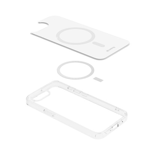 Crong Clear MAG Cover - Etui iPhone 17e / 16e MagSafe (przezroczysty)