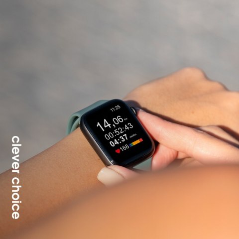 Crong Liquid - Pasek do Apple Watch 38/40/41/42mm (szałwiowy)