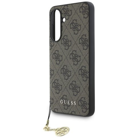 Guess 4G Charms Collection - Etui do Samsung Galaxy A56 5G (brązowy)
