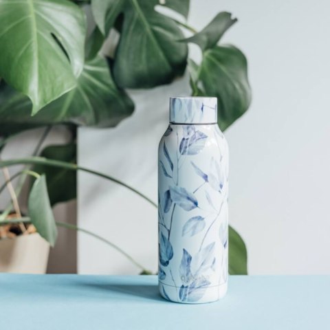 Quokka Solid - Butelka termiczna ze stali nierdzewnej 510 ml (Gray Bouquet)