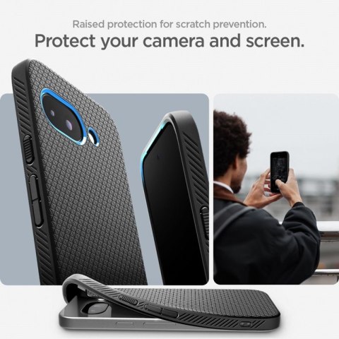 Spigen Liquid Air - Etui do Google Pixel 9a (Matte Black)