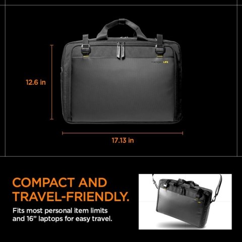 Spigen KD300 Klasden Laptop Bag - Torba na notebooka 16" (Czarny)