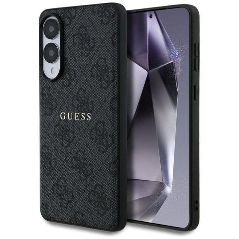 Guess 4G Ring Classic Logo MagSafe - Etui Samsung Galaxy S25 Edge (czarny)