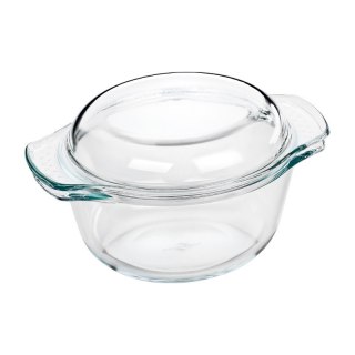Küchenprofi Elsass - Naczynie żaroodporne ze szkła borokrzemowego z pokrywką 1,4 l 18×11,5 cm