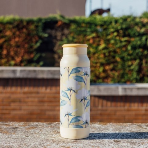 Quokka Pulse - Butelka termiczna ze stali nierdzewnej 700 ml Drop Safe (Magnolia)