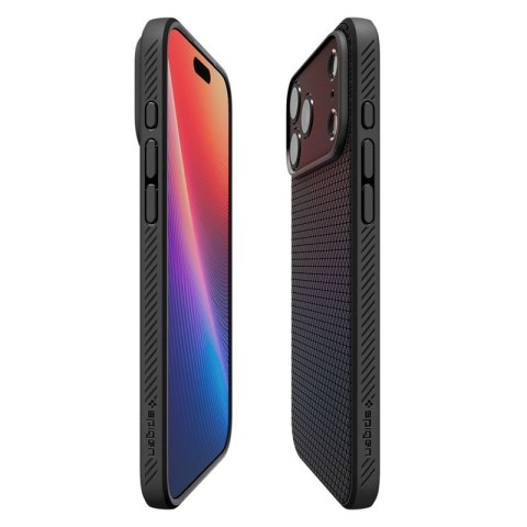 Spigen Liquid Air - Etui do iPhone 17 Pro Max (Matte Black)