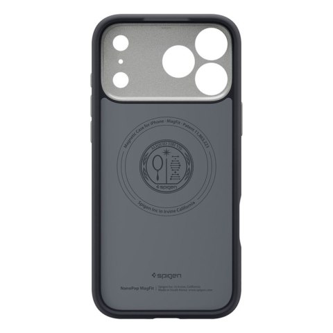 Spigen Nano Pop Mag MagSafe - Etui do iPhone 17 Pro (Black Sesame)
