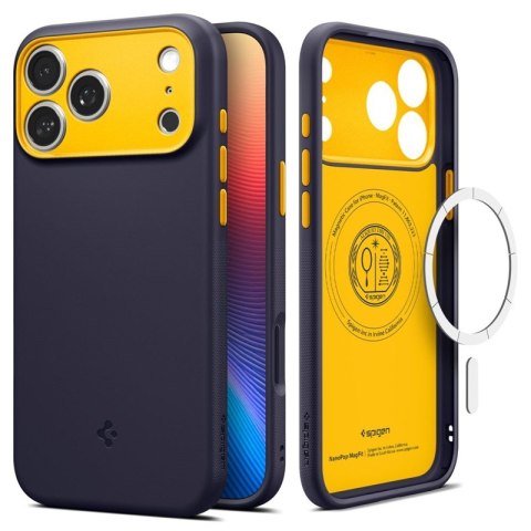 Spigen Nano Pop Mag MagSafe - Etui do iPhone 17 Pro (Blueberry Navy)