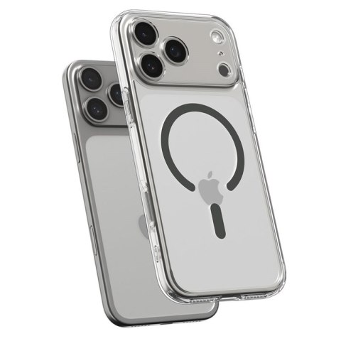 Spigen Ultra Hybrid Mag MagSafe - Etui do iPhone 17 Pro Max (Clear/Graphite)