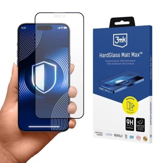 3mk HardGlass Matt Max - Matowe szkło hartowane do iPhone 17 Pro