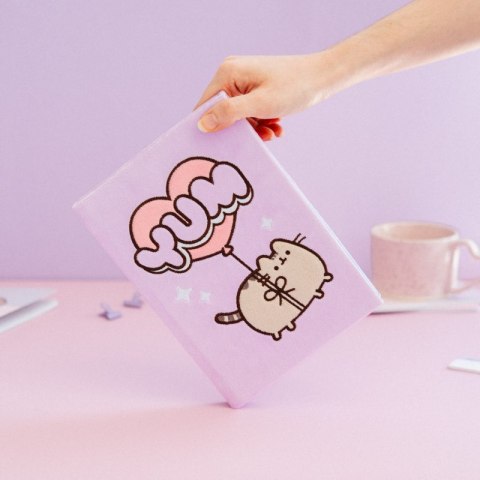 Pusheen - Pluszowy notes / notatnik A5 z kolekcji Moments