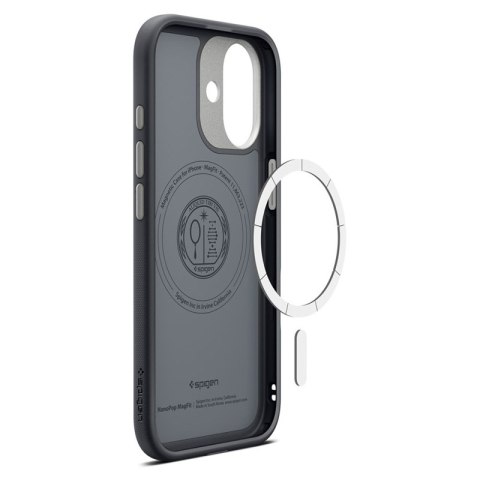 Spigen Nano Pop Mag MagSafe - Etui do iPhone 17 (Black Sesame)