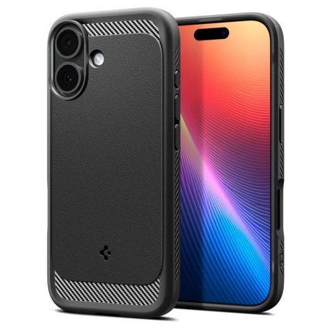 Spigen Rugged Armor Mag MagSafe - Etui do iPhone 17 (Matte Black)