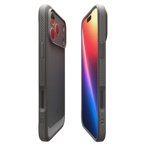 Spigen Rugged Armor Mag MagSafe - Etui do iPhone 17 Pro (Grey)