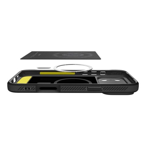Spigen Rugged Armor Mag MagSafe - Etui do iPhone 17 Pro (Matte Black)
