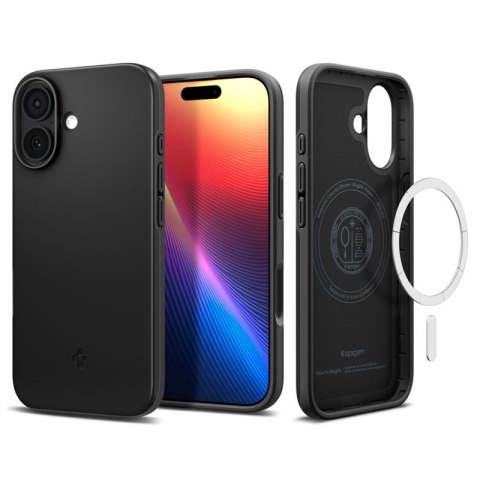Spigen Thin Fit Mag MagSafe - Etui do iPhone 17 (Black)