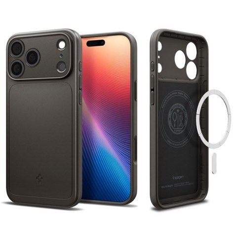 Spigen Thin Fit Mag MagSafe - Etui do iPhone 17 Pro (Gunmetal)