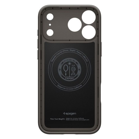 Spigen Thin Fit Mag MagSafe - Etui do iPhone 17 Pro (Gunmetal)