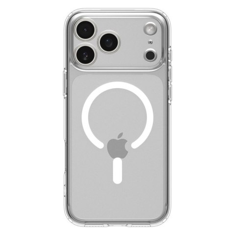 Spigen Ultra Hybrid Mag MagSafe - Etui do iPhone 17 Pro (Clear/White)