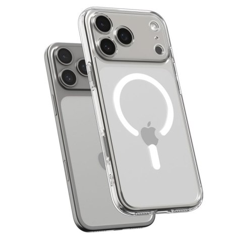 Spigen Ultra Hybrid Mag MagSafe - Etui do iPhone 17 Pro (Clear/White)