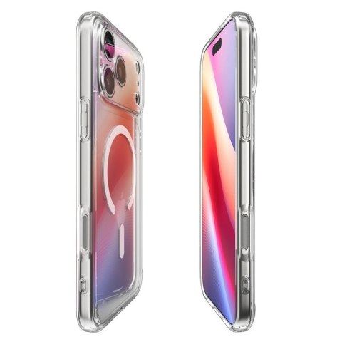 Spigen Ultra Hybrid Mag MagSafe - Etui do iPhone 17 Pro (Clear/White)
