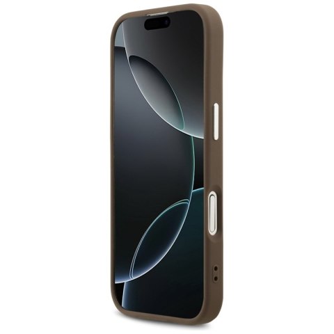 Guess 4G Big 4G Classic Logo - Etui iPhone 17 (brązowy / srebrny)