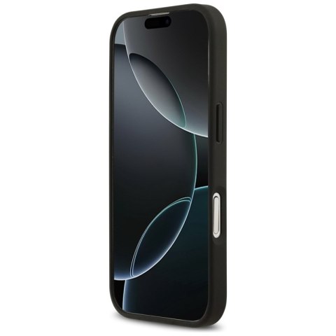 Guess 4G Circle Classic Logo MagSafe - Etui iPhone 17 (czarny)