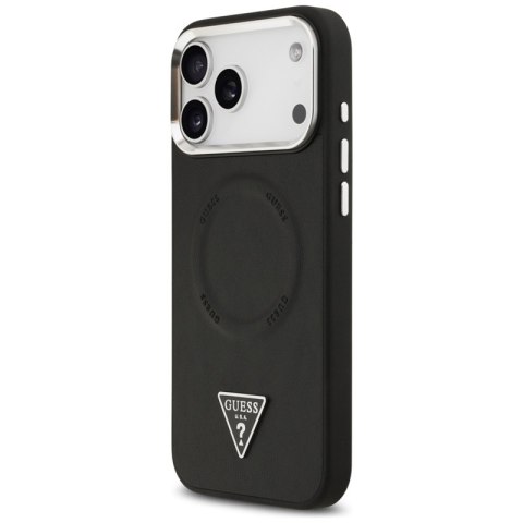 Guess Triangle Logo MagSafe - Etui iPhone 17 Pro Max (czarny)