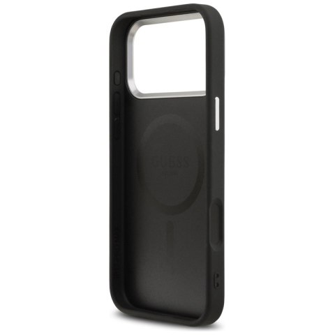 Guess Triangle Logo MagSafe - Etui iPhone 17 Pro (czarny)