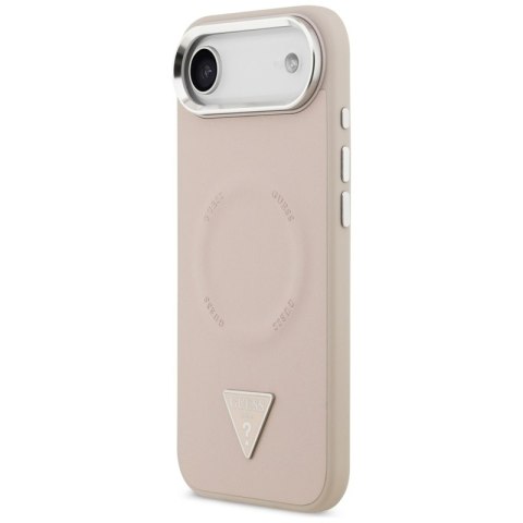 Guess Triangle Logo MagSafe - Etui iPhone Air (różowy)