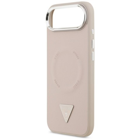 Guess Triangle Logo MagSafe - Etui iPhone Air (różowy)